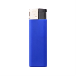 Briquet électronique piézo plat bleu toucher gomme 50/1000