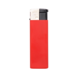 Briquet électronique piézo plat rouge toucher gomme 50/1000