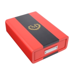 Coffret Myon Rouge - cendrier + coupe cigare + perce cigare 1/12