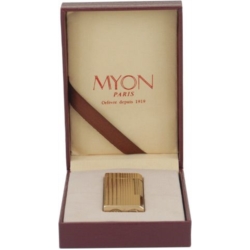 Briquet pierre Myon elegance dore guilloche 5/50*