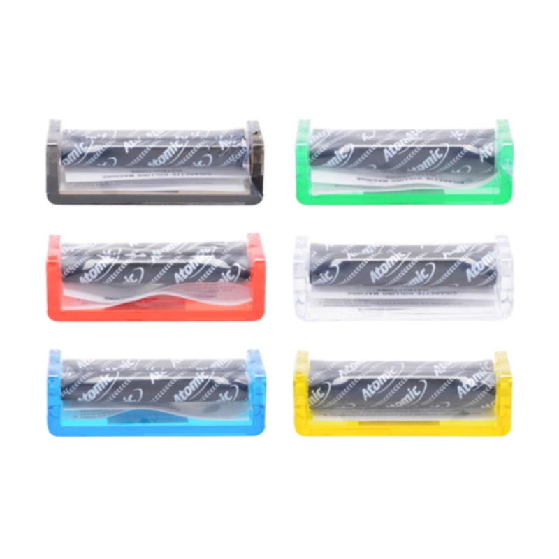 Rouleuse cigarette plastique 70 mm 6 coloris assortis 12/120