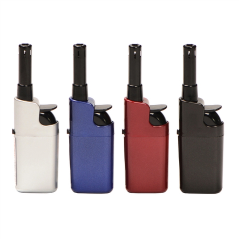 Briquet Atomic mini allume tout a gaz metallises assortis 28/560