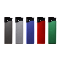 Briquet Atomic jet flamme rechargeable metallises assortis 25/600