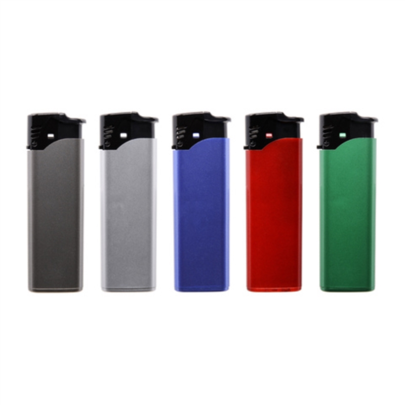 Briquet Atomic jet flamme rechargeable metallises assortis 25/600