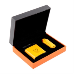 Briquet Myon jet flamme pour cigare racing edition jaune 5/50