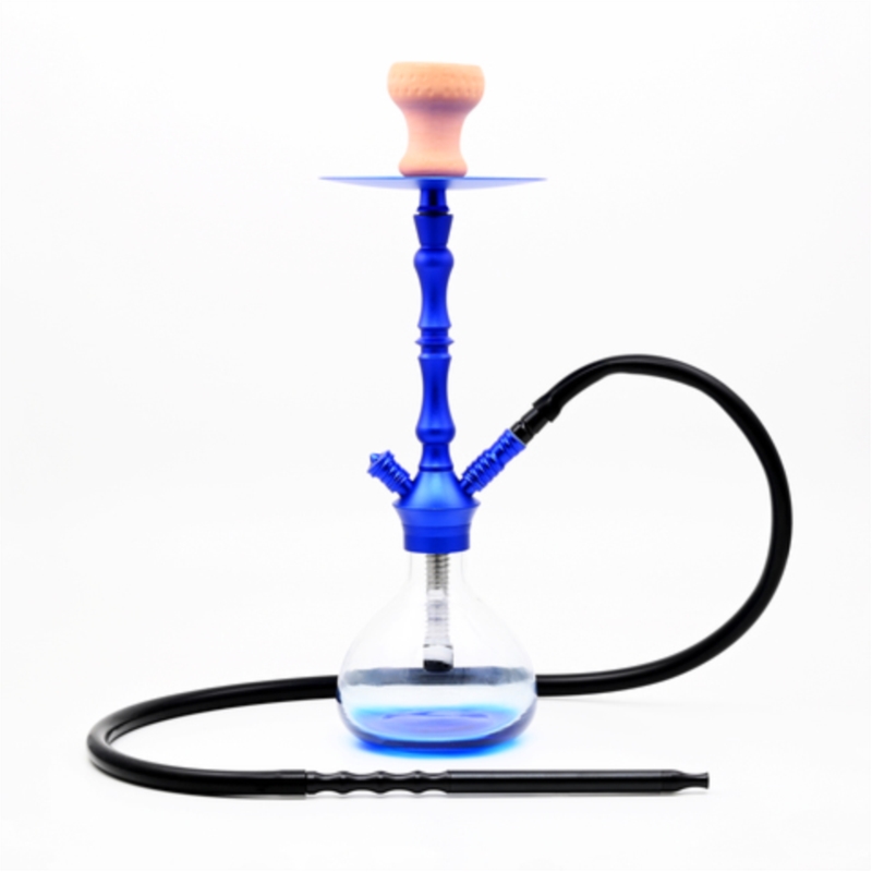 Narguilé 50 cm 1 tube Lucinda bleue 1/6