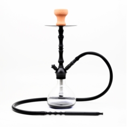 Narguilé 50 cm 1 tube Lucinda noire 1/6