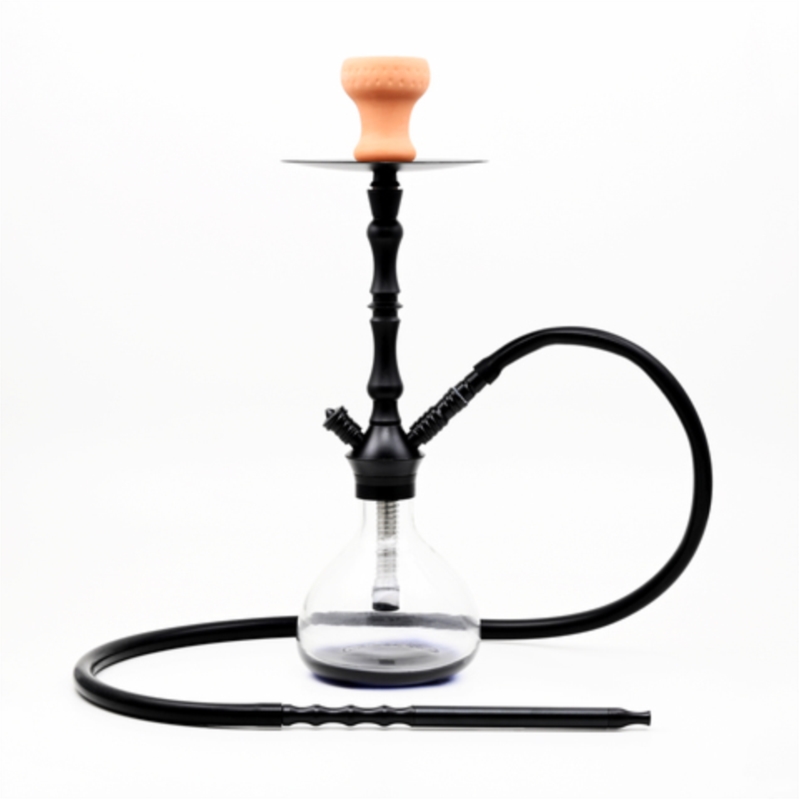 Narguilé 50 cm 1 tube Lucinda noire 1/6