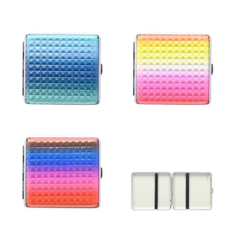 Etui pour 18 cigarettes décors cubes rainbow 6/120