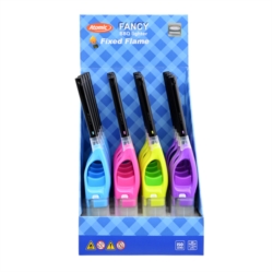 Briquet allume tout a gaz Fancy rechargeable neon assortis 16/192