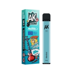 E-Shisha jetable zéro nicotine 700 bouffées parfum Menthol 10/600