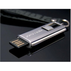 Clef USB 4GB retractable Pierre Cardin chromée Lorca les plus*