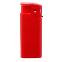 Briquet Atomic piezo mini avec clip ceinture rouge 50/1000