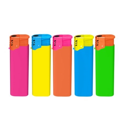 BRIQUET ATOMIC TURBO PLASTIQUE COLORIS NEONS ASSORTIS 50/1000 