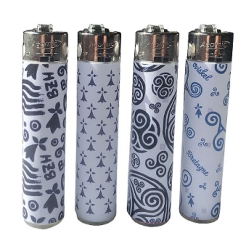 Briquet Atomic festival pierre rechargeable Bretagne Breizh /48