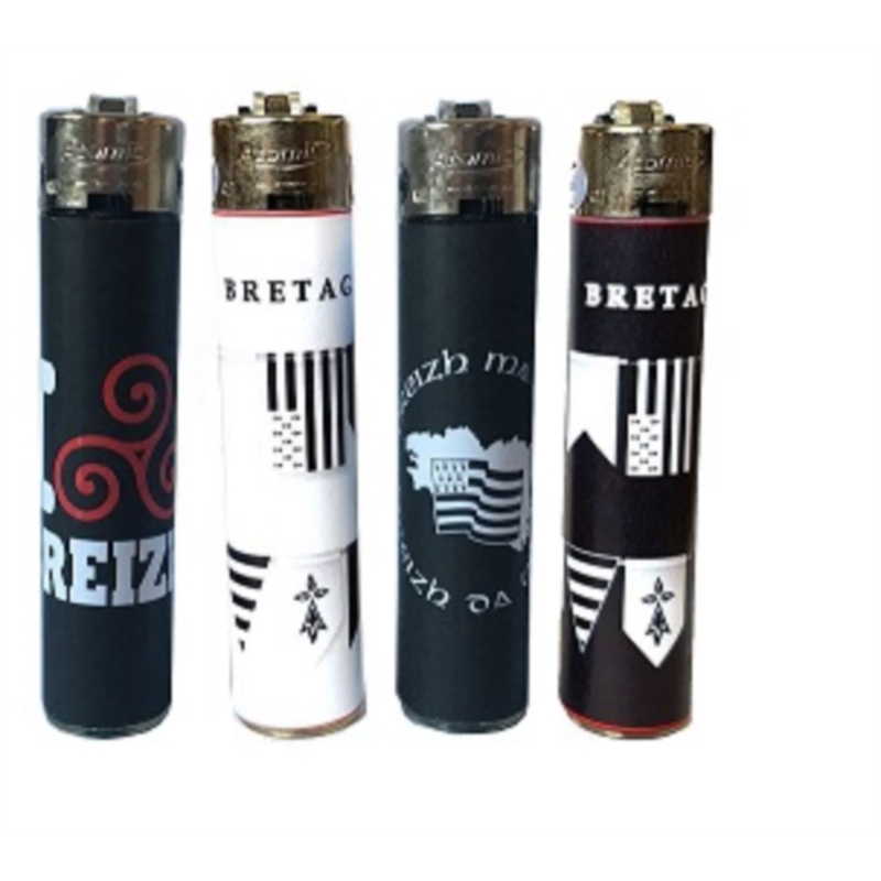 Briquet Atomic festival pierre rechargeable Breizh /48