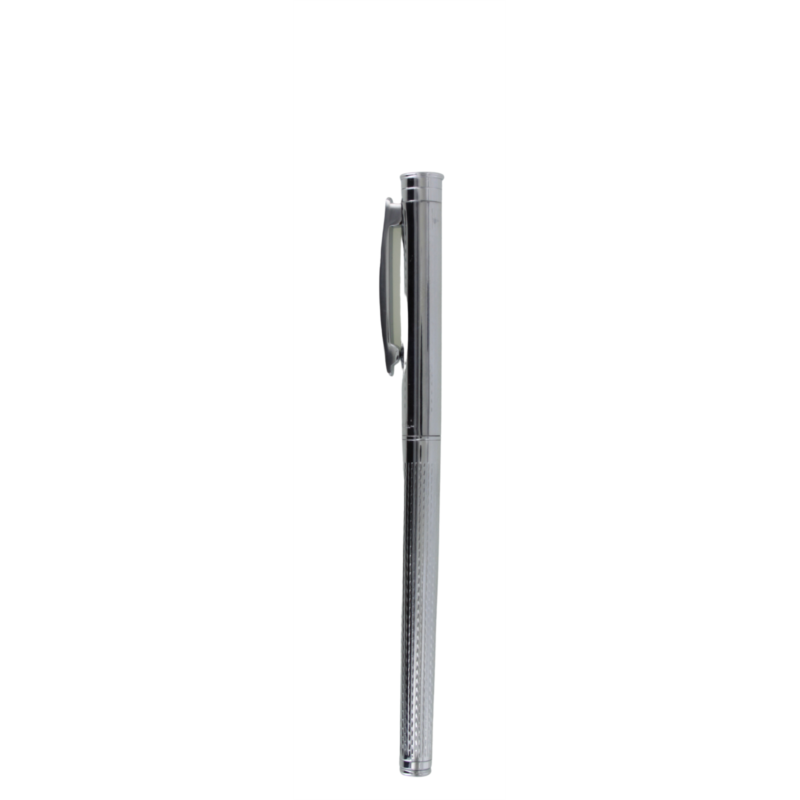 Stylo plume Pierre Cardin Kingstown chromé guilloché