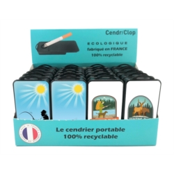 Cendriclop le cendrier portable 100% recyclable décors Chasse & Pêche