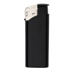 Briquet Atomic Medi électronique noir top chromé 25/1000