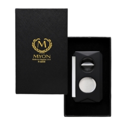 Coupe cigare Myon noir boîte cadeau 5/50