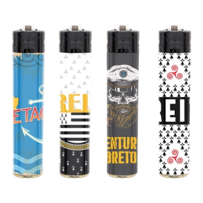 Briquet Atomic Festival pierre rechargeable Bretagne aventurier