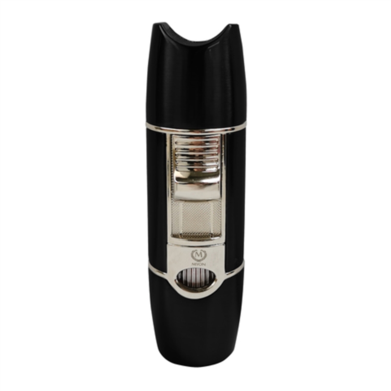 Briquet Myon Triple jet flamme perce cigare Noir 5/50