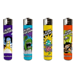 Briquet Atomic festival pierre rechargeable decors alien 48/1152