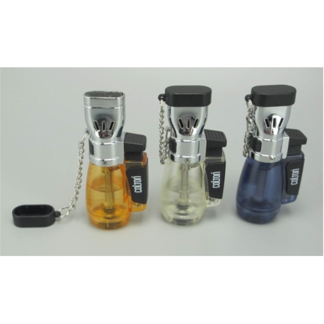 BRIQUET COLTON 3 JET CHALUMEAU 4 COLORIS 12/240*