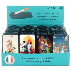 CendriClop le cendrier portable 100% recyclable Multisports