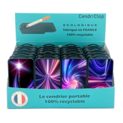 CendriClop le cendrier portable 100% recyclable Abstract fantasy