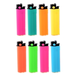 Briquet Atomic festival pierre rechargeable néons assortis 24/576