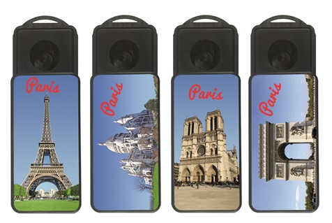 Cendriclop le cendrier portable 100% recyclable Paris Monuments