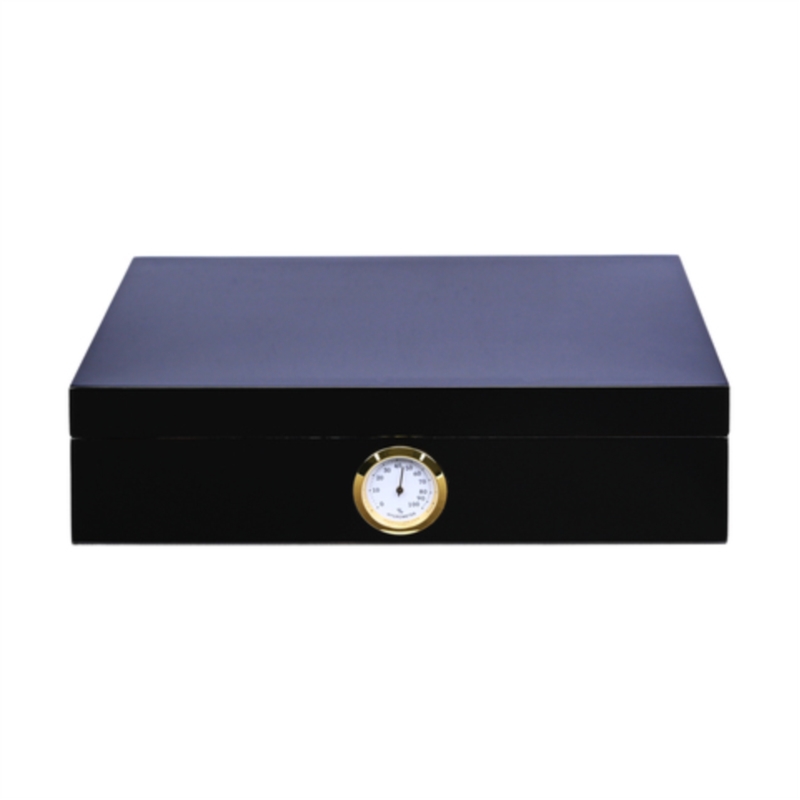 Cave à 20 cigares Atomic noire 35x24x16 cm 1/12