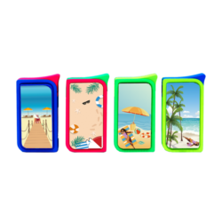 Briquet Atomic doming piezo neon décors Plage 13/260
