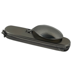 Couteau Pique-nique multi fonctions en métal chromé 85x30 mm*