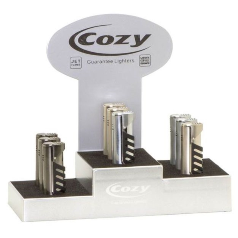 BRIQUET COZY JET FLAMME RACING 3 COLORIS 9/180*