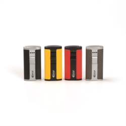 BRIQUET COZY DOUBLE JET FLAMME BLACKY 4 COLORIS 9/180