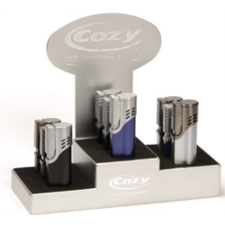 BRIQUET COZY TRIPLE JET NITRO METALLISES ASSORTIS 9/180