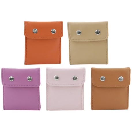 CENDRIER POCHE PVC 5 COLORIS 5/5 DIM 7.5 x HAUTEUR 8.5 CM 50/300*