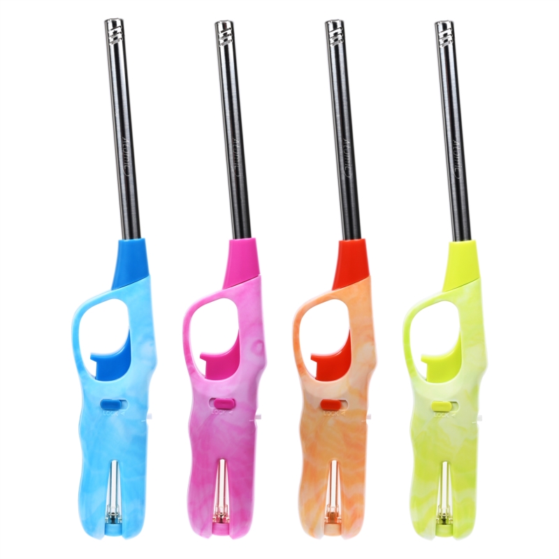 Briquet Allume tout piézo 27 cm Alessia décors marbrés 16/192