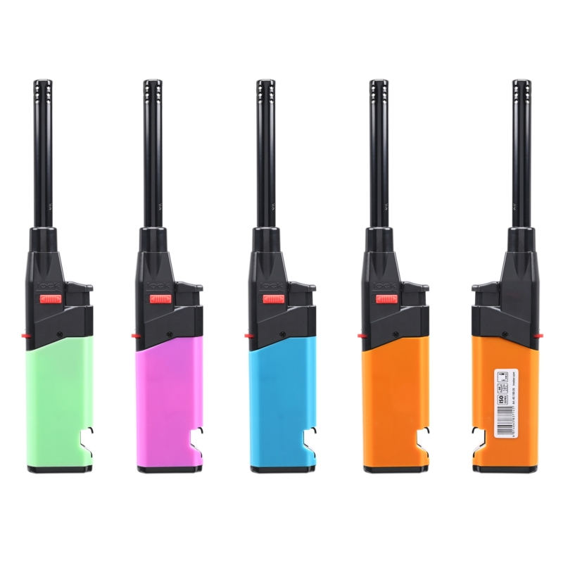 Briquet Allume tout piézo ouvre-bouteille Softy 20 cm 4 coul. 12/144