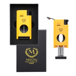 Briquet cigare Myon jet flamme Sophie jaune 5/100