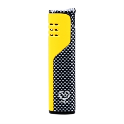 Briquet Myon jet flamme carbone Avalon jaune 5/100
