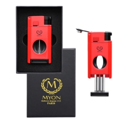 Briquet cigare Myon jet flamme Sophie rouge 5/100
