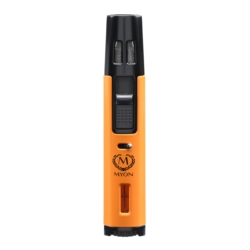 Briquet Myon double jet flamme Cross jaune 5/100