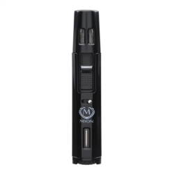 Briquet Myon double jet flamme Cross noir 5/100