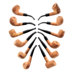 Pipe Myon 9mm bois d'olivier naturel 12/240