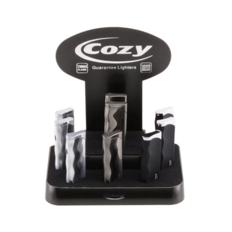 BRIQUET COZY TURBO SCORPION 3 COLORIS ASSORTIS 9/180