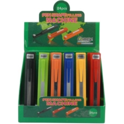 TUBEUSE CIGARETTE PLASTIQUE FORME DE STYLO ASSORTIS 24/480