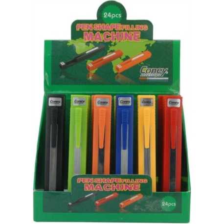 TUBEUSE CIGARETTE PLASTIQUE FORME DE STYLO ASSORTIS 24/480